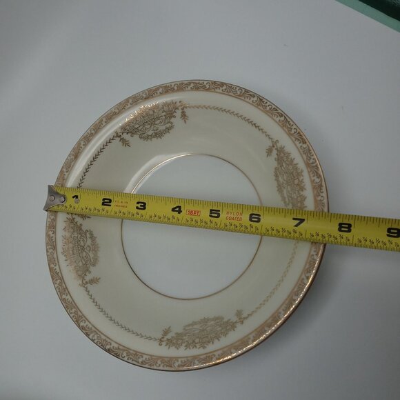 Noritake Bancroft Gold Trimmed Floral Basket Bowl 5481 Vintage - Picture 6 of 15